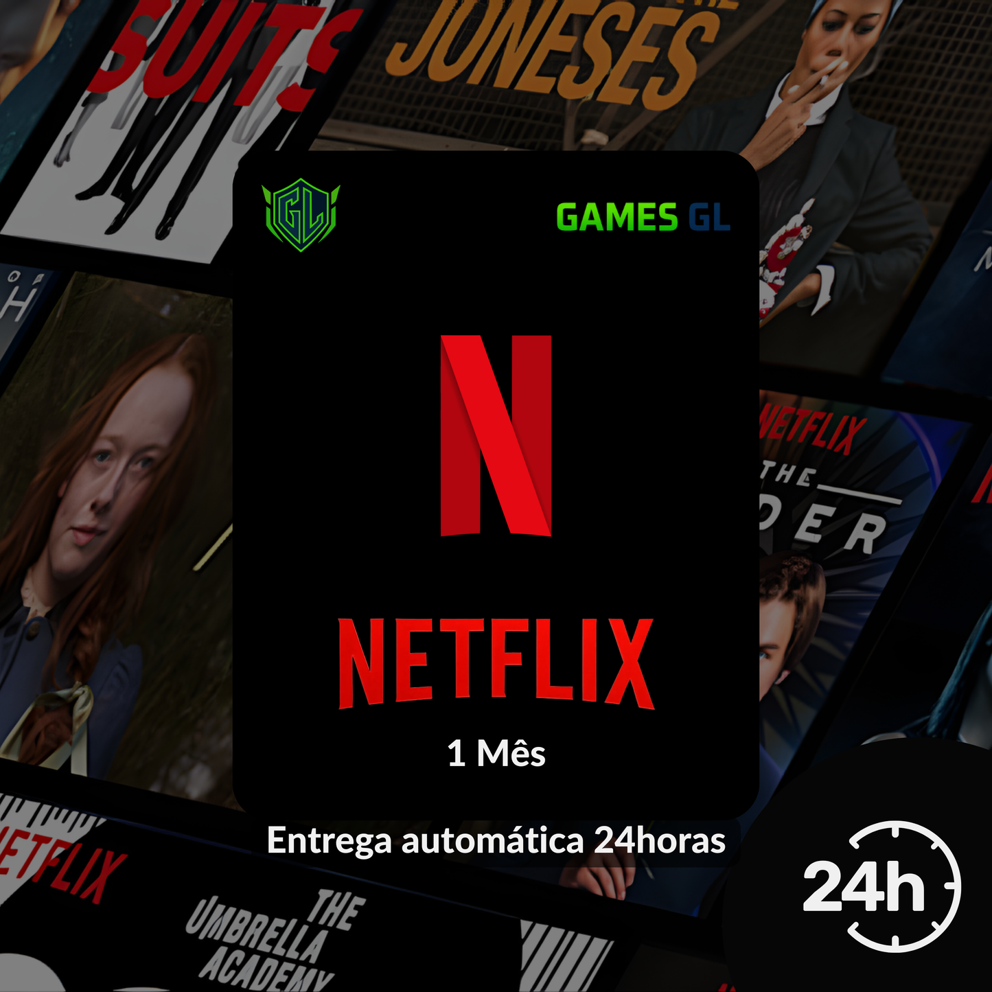 Assinatura Netflix 1 Mês