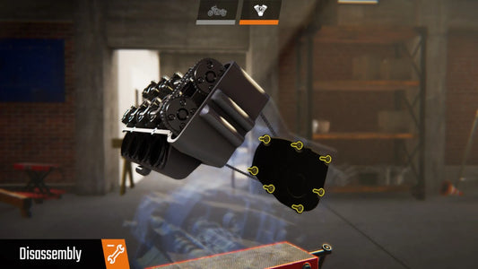 Biker Garage: Mechanic Simulator Steam Key REGIÃO