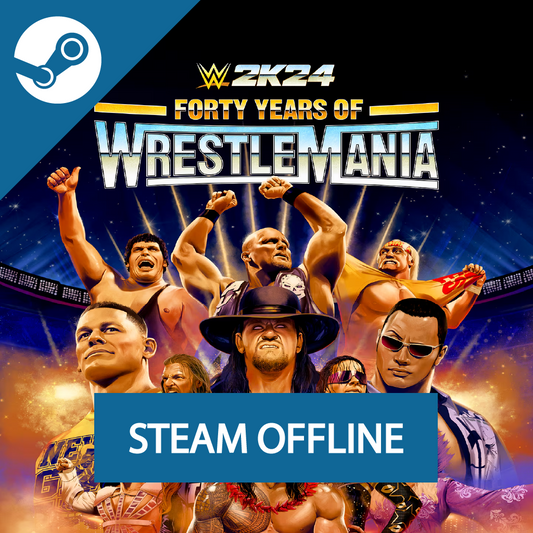 WWE 2k24 40 Years Of Wrestlemania - Steam Offline