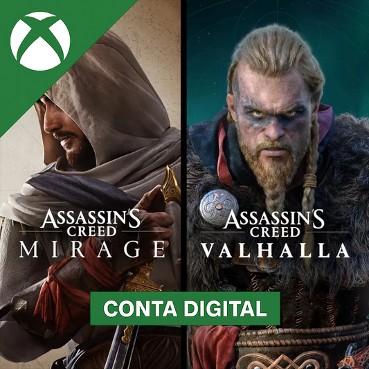 Assassin's Creed Mirage & Valhalla Bundle - Xbox Mídia Digital