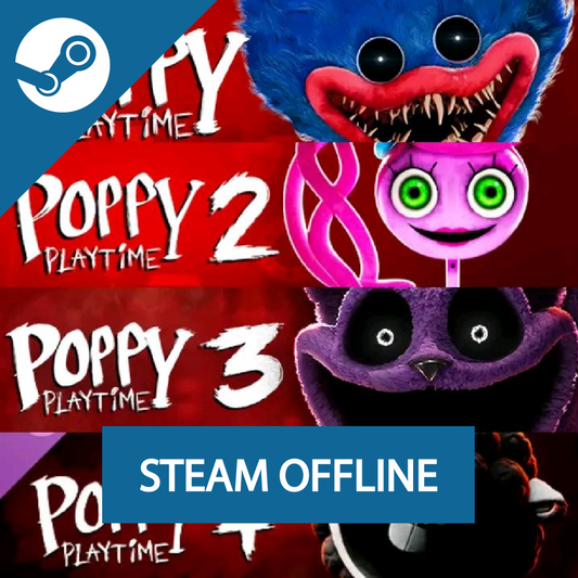 Poppy Playtime Chapter 1 + 2 + 3 + 4 - Steam Offline