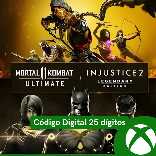 Mortal Kombat 11 Ultimate + Injustice 2 Leg. Edition Bundle XBOX LIVE Key REGIÃO