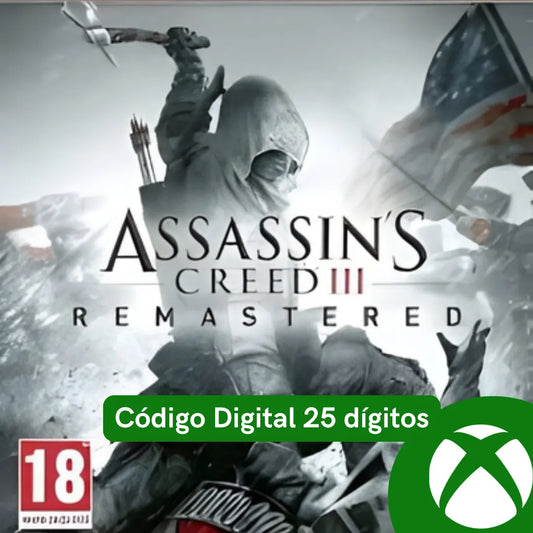 Assassin's Creed III: Remastered XBOX LIVE Key REGIÃO