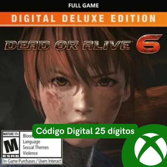 DEAD OR ALIVE 6 Digital Deluxe Edition XBOX LIVE Key REGIÃO