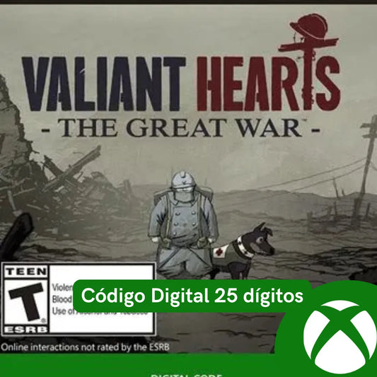 Valiant Hearts: The Great War XBOX LIVE Key REGIÃO