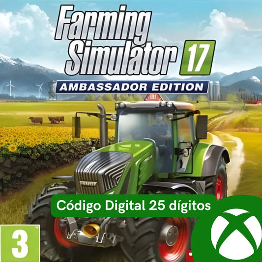 Farming Simulator 17 (Ambassador Edition) XBOX LIVE Key REGIÃO