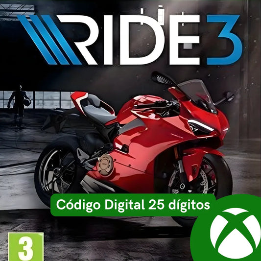 RIDE 3 (Xbox One) Xbox Live Key REGIÃO