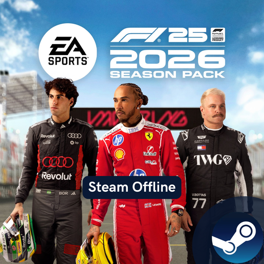 Fórmula 1 26 + F1 25 Completo Pacote da Temporada 2026 - Steam Offline