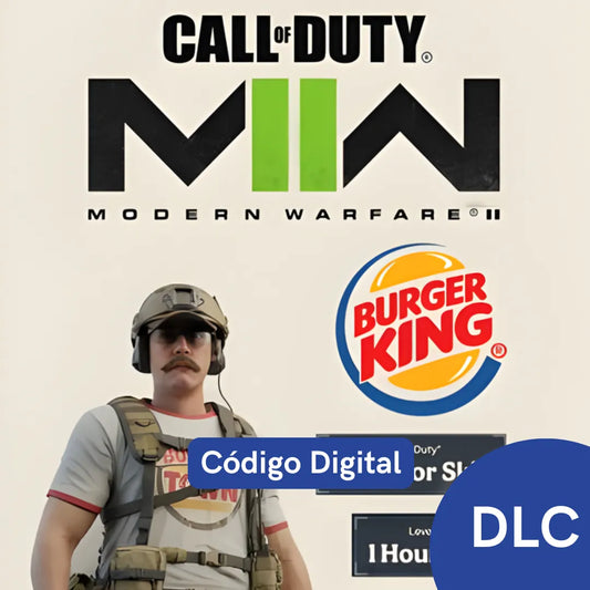Call of Duty®: Modern Warfare® II - Burger King Operator Skin + 1 Hour 2XP (DLC) www.callofduty.com Key REGIÃO