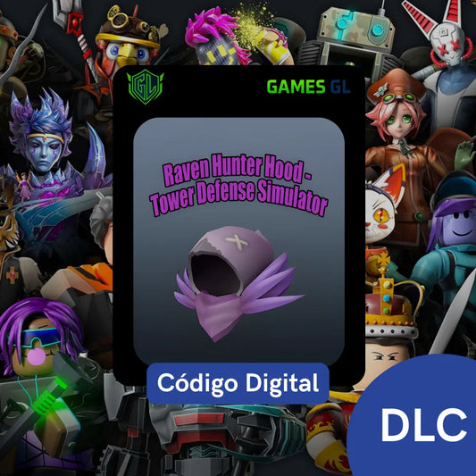 Roblox - Raven Hunter Hood - Tower Defense Simulator (DLC) Official Website Key REGIÃO