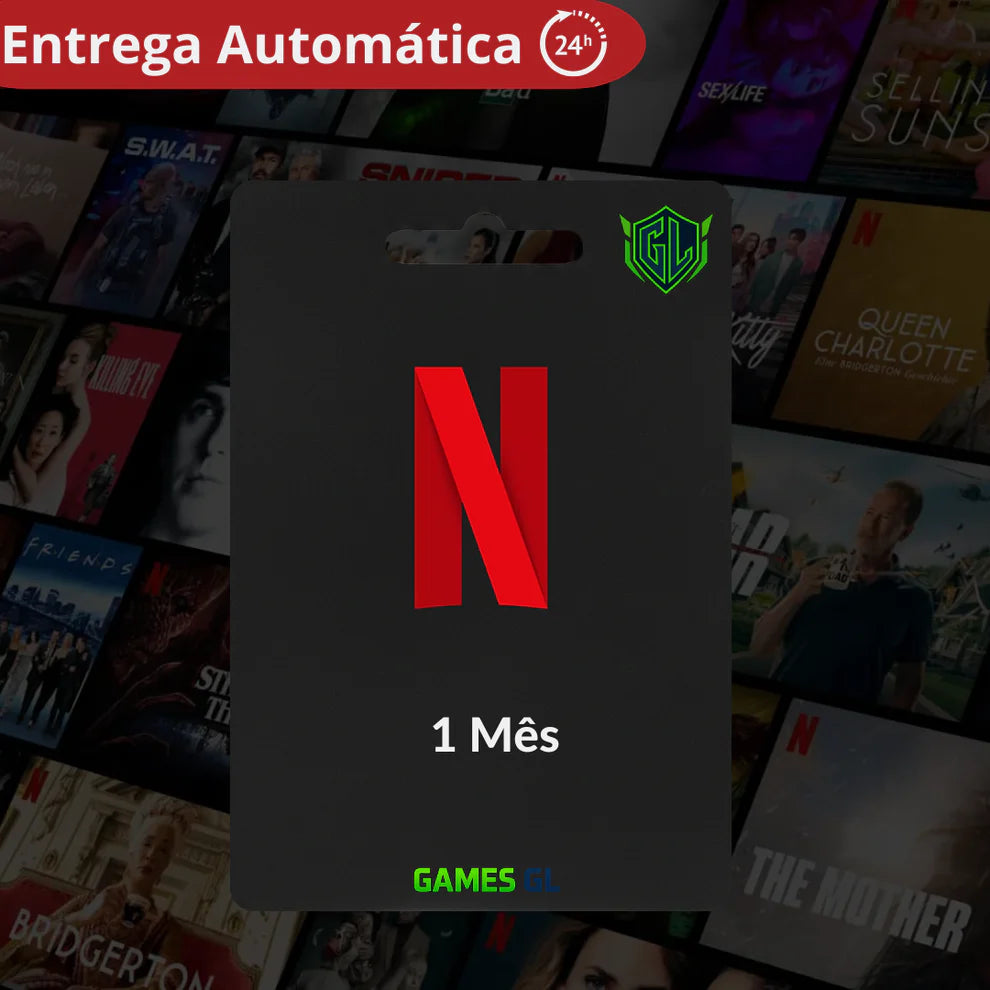 Netflix 1 mês giftcard