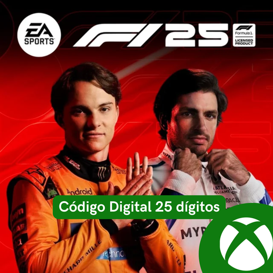 F1 25 Xbox - Código 25 Dígitos