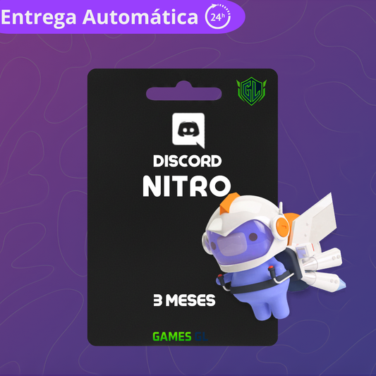 Discord Nitro Trial 3 Meses [Contas Antigas / Nunca tiveram assinatura]
