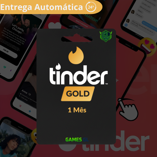 Assinatura Tinder Gold 1 Mês