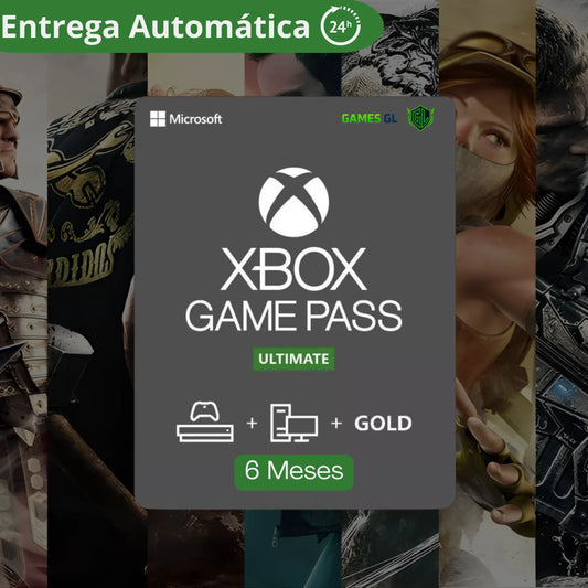 Assinatura Game Pass Ultimate 6 Meses Código de 25 Dígitos BR